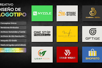 diseñar un logotipo creativo y profesional para marca, negocio empresa o startup