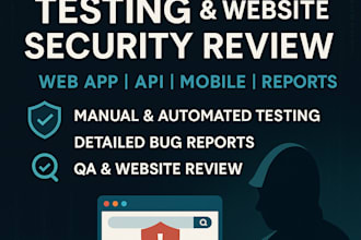perform expert bug bounty testing with reporting and advice