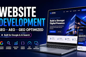 build an SEO optimized website for aeo and GEO visibility