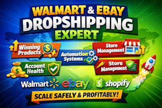 walmart 2 step dropshipping and ebay VA expert