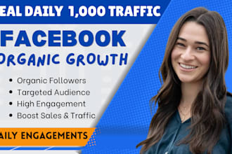 do organic facebook page or group promotion