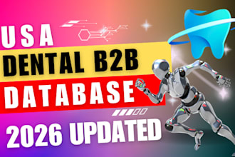 build for you 20k USA dental business database email list