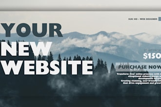 create a beautiful and modern website