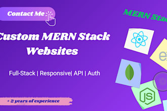build your custom website, convert figma to website, mern
