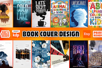 design professional KDP book cover and ebook cover