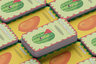 design educational card game, kids memory cards, flash cards, card game design