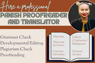 translate edit and proofread your spanish book manuscript do spanish translation