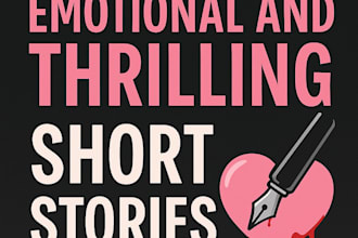 write unique love, sad, or horror stories with deep emotion