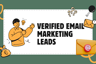 provide verified targeted email leads for email marketing