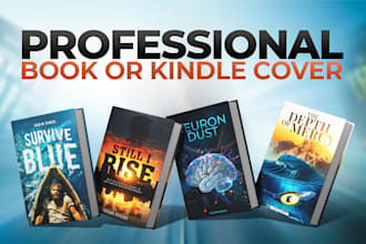 do amazing book cover or kindle cover design
