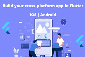 develop custom ios and android application in flutter