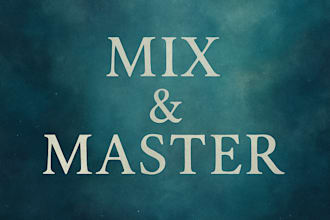 mix and master your trap, drill or hip hop song for stream