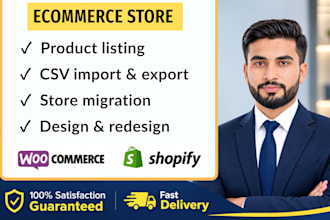 upload, import or migrate products to shopify woocommerce