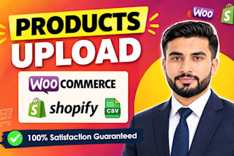 upload or import bulk products to shopify woocommerce listing