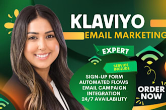 create klaviyo email marketing flows, email campaign for ecommerce marketing