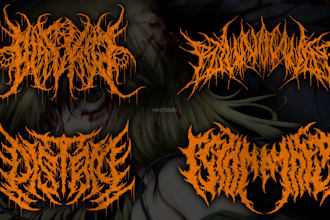 design your black, slamming, brutal, death metal band logo
