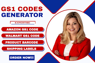 generate compliant gs1 barcodes, gtins, qr codes, and amazon fba product labels