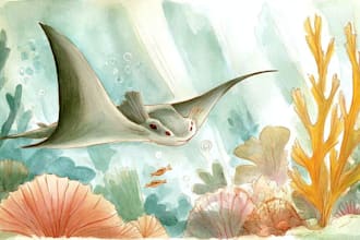 draw joyful and expressive illustrations for your children book