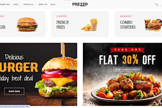 design meal delivery website food delivery website meal prep shopify store