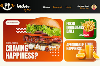 design meal delivery website food delivery website meal prep shopify store