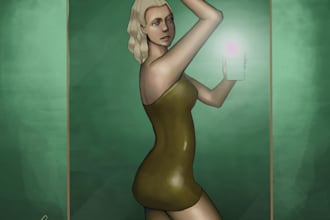 create a custom digital painting