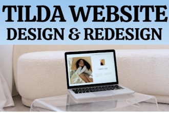 tilda website design and redesign