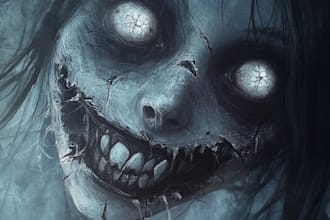 illustrate handmade horror monsters and characters