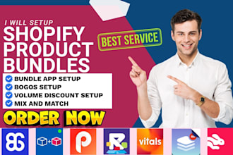 setup shopify product bundles vitals bogos pumper bundler kaching koala rapi fbp