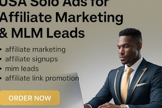 get high converting USA solo ads for affiliate marketing, signups and MLM leads