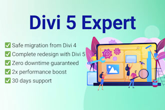 migrate or redesign website with divi 5
