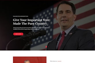 design political website election website political campaign website politics