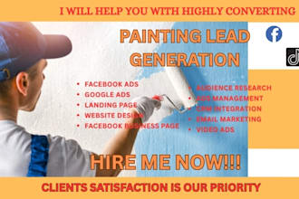 generate converting painting leads painting contractor interior exterior lead