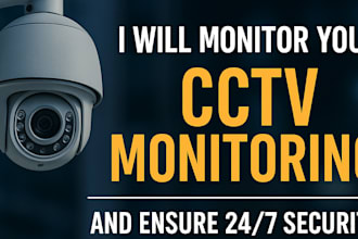 monitor your cctv cameras and ensure 24 and 7 security