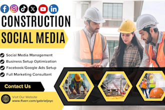 be your expert roofing contractor, construction social media marketing manager