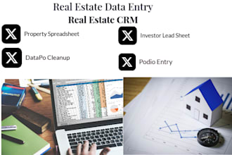 organize and enter your real estate data into clean, usable formats