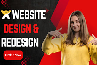 design and redesign wix website