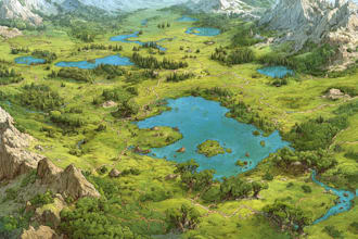 create city, event, tourist, and fantasy map illustration