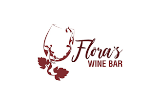 design awesome flora wine bar logo