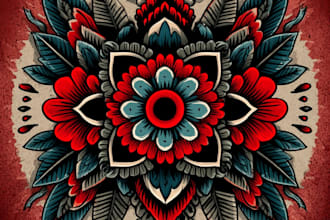 do traditional or old school tattoo designs for you