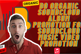 do organic soundcloud album promotion for soundcloud music video promotion