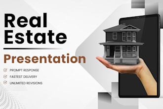 design a high converting real estate powerpoint presentation within 12hrs