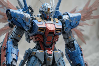 model the robot and mecha