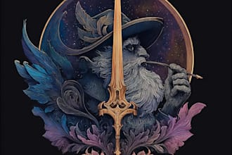 design medieval, fantasy, rpg gaming logo