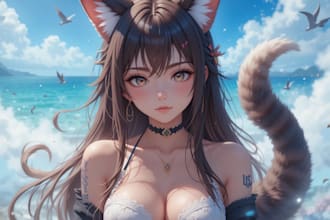 draw ecchi, nsfw, sfw, anime art, oc fanart, furry