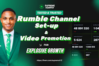 promote rumble video , rumble video promotion , USA audience
