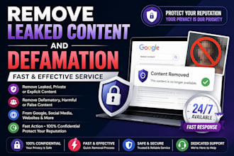 remove leaked content and protect your reputation