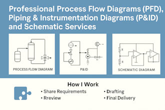 create process flow diagrams and schematics professionally