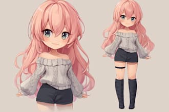 create simple 2d game characters