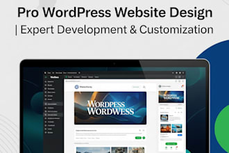 pro wordpress website design , expert development and customization