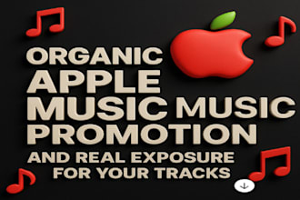 organic apple music promotion  and real exposure for your tracks